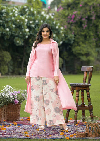 Breezy Blush Pink Layered Co-Ord Set